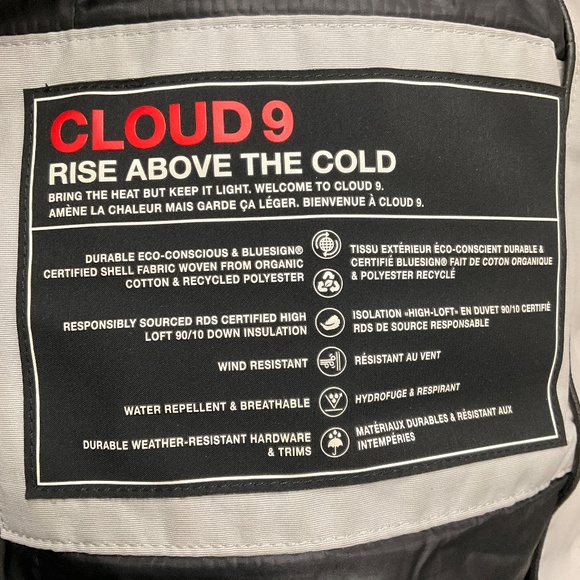 Moose Knuckles Light Grey Cloud 9 Down Puffer Parka Coat with Belt - Picture 6 of 8